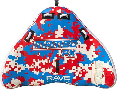 RAVE Sports Mambo Boat Towable Tube - Inflatable Boating Tube for 1-3 Riders, Navy Camo in Kuwait
