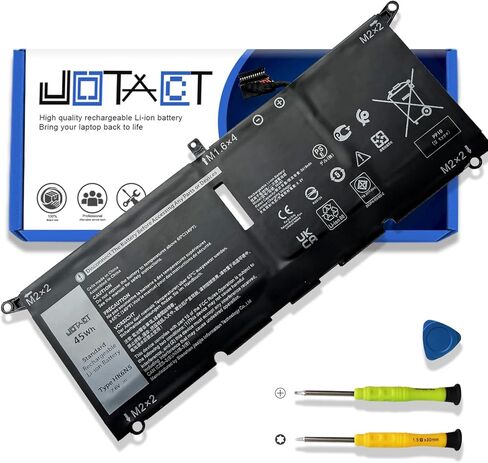 بطارية كمبيوتر محمول HK6N5 DXGH8 متوافقة مع Dell XPS 9370 9380 Inspiron 5390 5391 7490 Vostro 5390 5391 Series Notebook 0DXGH8 0H754V DGV24 0DGV24 WDK63 0WDK63 7.6V 45Wh/5618mAh in Kuwait