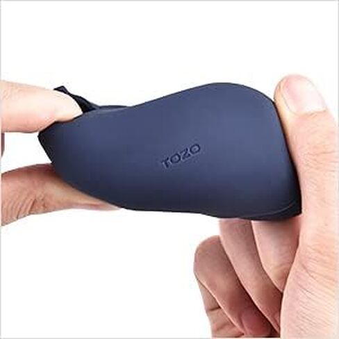 TOZO T12 Protective Silicone Case Shockproof Soft Skin Cover for TOZO T12 Earbuds with Front LED Visible and Keychain Black in Saudi Arabia
