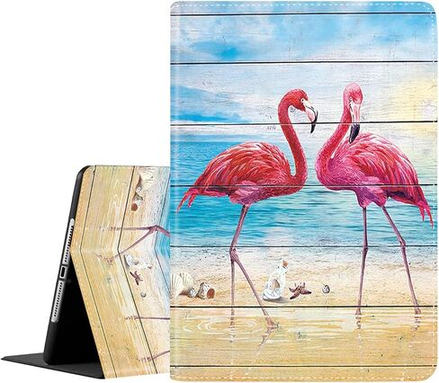 حافظة لجهاز iPad 9th / 8th / 7th Generation (2021/2020/2019) 10.2 بوصة/iPad Air 10.5 بوصة 2019 / iPad Pro 10.5 بوصة، غطاء جلدي ذكي مع تنبيه/غفو تلقائي، علم أمريكي أزرق رفيع in Kuwait