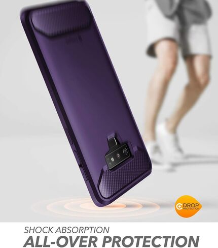 Clayco Xenon Series Case for Samsung Galaxy Note 9 (2018 Release), Full-Body Rugged Case with Built-in 3D Curved Screen Protector (Black) in Saudi Arabia