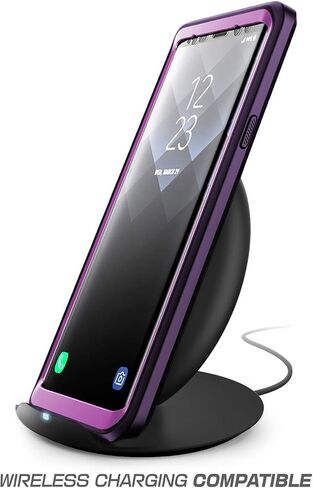 Clayco Xenon Series Case for Samsung Galaxy Note 9 (2018 Release), Full-Body Rugged Case with Built-in 3D Curved Screen Protector (Black) in Saudi Arabia
