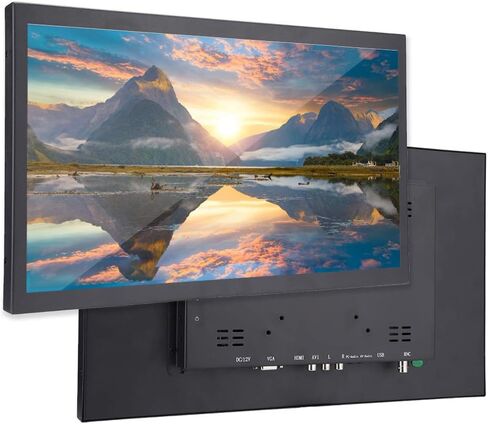 شاشة محمولة مقاس 19 بوصة، صناعية 1280 × 1024 لمدخل USB HDMI / VGA AV BNC (G19CrV59) (100-240 فولت) (قابس أمريكي) كمبيوتر مثبت على الحائط عالي الدقة 19 بوصة مقاوم 1280 × 1024 جميع المعادن in Saudi Arabia