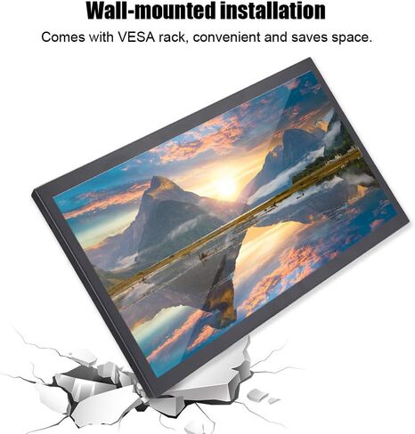شاشة محمولة مقاس 19 بوصة، صناعية 1280 × 1024 لمدخل USB HDMI / VGA AV BNC (G19CrV59) (100-240 فولت) (قابس أمريكي) كمبيوتر مثبت على الحائط عالي الدقة 19 بوصة مقاوم 1280 × 1024 جميع المعادن in Saudi Arabia
