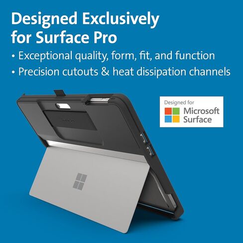 حافظة Kensington Blackbelt المتينة Surface Pro 11 وSurface Pro 10 وSurface Pro 9 (2022) - أسود (K96540WW) in Saudi Arabia