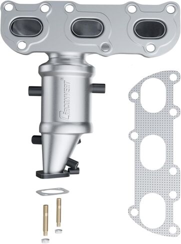 CIRconvert 【متفوقة 】 المحول الحفاز الأمامي الأيمن متوافق مع 2013 2014 2015 2016 2017 2018 Hyundai Santa Fe / Fe XL 3.3L V6، 2020-2022 Kia Telluride 3.8L V6 المحول الحفاز (متوافق مع EPA) in Kuwait
