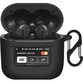 Case Compatible with JBL Tour Pro 2, Soft Silicone Scratch/Shock Resistant Protective Case Cover (Dark)