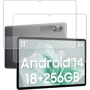 واقي شاشة لجهاز Blackview Tab 9 Wifi مقاس 11 بوصة، طبقة من الزجاج المقوى 9H مضادة للخدش وحساسية لمس عالية، عبوتان.