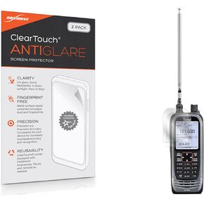 BoxWave Screen Protector Compatible with Icom IC-R30 - ClearTouch Anti-Glare (2-Pack), Anti-Fingerprint Matte Film Skin for Icom IC-R30
