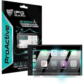IPG ProActive Made for BOSS Audio Systems Elite BE7ACP Car Multimedia 7 Inch 9H Hardness Screen Protector Nano Ceramic Film Ultra Responsive High Clarity Anti Scratch for BE7ACP