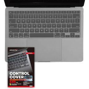 Fully Covered Keyboard Cap Keyboard Cover for Apple MacBook Air 13" 2018 2019 2020 [3-Pack] - 5X thinner Than competitors Ultra-Thin Protects Touch Controls Waterproof Easy-Disinfection Easy-Cleaning