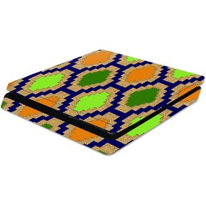 MightySkins Skin Compatible with Sony Playstation 4 Slim PS4 wrap Cover Sticker Skins Aztec Tile