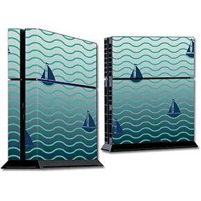 MightySkins Skin Compatible with Sony PlayStation 4 PS4 Console wrap Sticker Skins Smooth Sailing