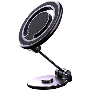 MMOBIEL Car Phone Holder Magnetic for MagSafe Magnetic Car Mount - 360° Rotation Phone Holder for Car Dashboard – Strong Magnet Foldable Car Phone Mount for iPhone 16/15/14/13 Series, Samsung etc.