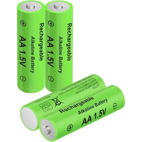 1.5V Alkaline AA Rechargeable Battery Cell (8PCS AA)
