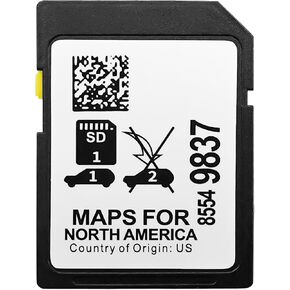 Latest 2023 GPS Navigation SD Card Fit for Buick Envision Cadillac XT6 Chevrolet Silverado GMC Sierra 2021 2022 2023 All-US&CA Map Replace 8554 9837 85449837