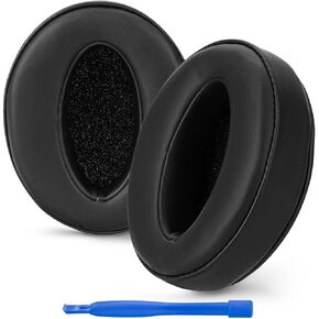 Linkidea Ear Pads for Sennheiser HD4.50BT, HD4.50BTNC, HD4.40BT, HD4.30G, HD4.20S, HD458BT, HD450 Headphones Replacement Ear Cushions, Ear Covers, Headset Earpads (Protein Leather/Black)