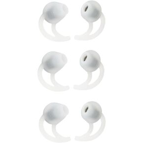 3 Pairs Replacement Earbuds Ear Tips Silicone in Ear Earphones Compatible with Compatible with Bose SoundSport Freestyle /IE2 /IE3 Earphones White S M L