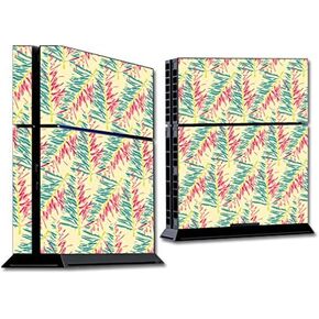 MightySkins Skin Compatible with Sony Playstation 4 PS4 Console wrap Sticker Skins Electric Palms