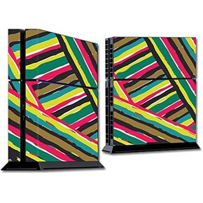 MightySkins Skin Compatible with Sony Playstation 4 PS4 Console wrap Sticker Skins Split Color