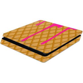 MightySkins Skin Compatible with Sony Playstation 4 Slim PS4 wrap Cover Sticker Skins Ice Cream Cone