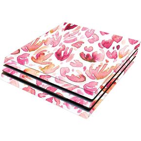 MightySkins Skin Compatible with Sony Playstation 4 Pro PS4 wrap Cover Sticker Skins Pink Petals