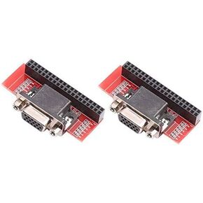 DEVMO 2PCS VGA666 Adapter Board DPI dtoverlays Module Compatible with Raspberry Pi 3B / 2B / B+ / A+