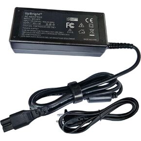 UpBright 24V 2-Prong AC/DC Adapter Compatible with Belmint Press Escape BEL-FM1 BEL-FM 8538115 BELFOOTMAS BEL-FM1-BK BEL-FM-01 Deep Kneading Shiatsu Foot Massager Machine Power Supply Battery Charger
