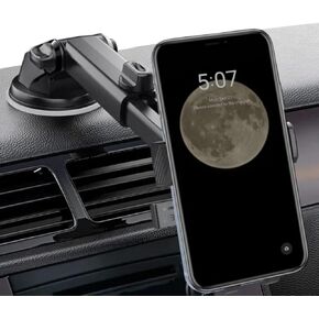 3 in 1 Phone Holder car, Air Vent Cell Phone Holder with Metal Hook Clip with extendable, Universal car Essentials Automobile Cradle, Phone car Mount and Best Cell Phone Accessories.
