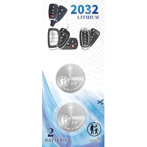 Replacement for Hyundai or KIA Key Fob Battery,OEM CR2032 2032 Remote Key Fob Battery fits Hyundai or KIA Smart Key fob Case (fits 2003-2022)