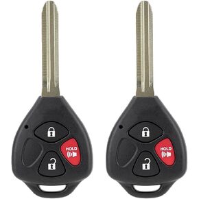 Car Key Fob Replacement for RAV4 Remote Key Fit for 2006 2007 Toyota RAV4 2008 2009 2010 2011 Scion XB 2012 2013 Keyless Entry Remote Fob HYQ12BBY with 67 Chip ( Pack of 2)