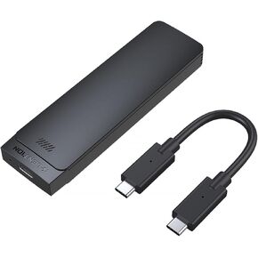 LENTION USB C to NVMe & SATA M.2 SSD Enclosure, USB 3.1 Gen 2 M Key & B&M Key Hard Drive Adapter, Supports UASP for SSD Size 2280/2260/2242/2230, Compatible Macbook Windows, Linux, More(CB-C9b, Black)