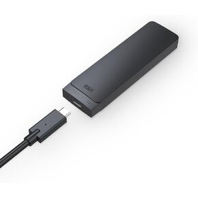 LENTION USB C to NVMe & SATA M.2 SSD Enclosure, USB 3.1 Gen 2 M Key & B&M Key Hard Drive Adapter, Supports UASP for SSD Size 2280/2260/2242/2230, Compatible with Mac, Windows, More(CB-C9b, Black)
