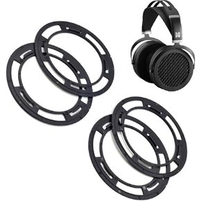 4 Pieces of Plastic Frame Headphone Plastic Parts Ear Pads Mounting Rings Compatible with Hifiman SUNDARA HE560 HE500 HE400 HE400se 400i 400S HE300 HE350 HE3 HE5 HE6 HE-4XX HE-4XXs...Headphones,Black