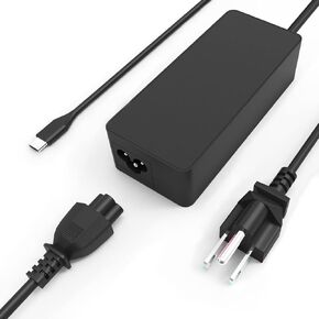Universal 65W 45W USB C Laptop Charger - for Lenovo Thinkpad T480 T480s T490 T580/Yoga C740 C940 C930 920 720 7i,HP Acer Asus Samsung Macbook Dell Chromebook Latitude xps 13, Type C Power Adapter Cord