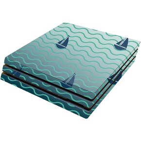 MightySkins Skin Compatible with Sony Playstation 4 Pro PS4 wrap Cover Sticker Skins Smooth Sailing
