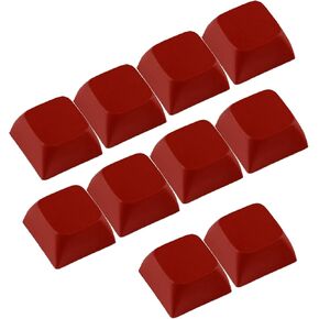 10PCs 1U XDA Profile Keycap Set Multi Color PBT Blank Keycaps Mechanical Keyboard Installation Dye Sublimated Keycaps