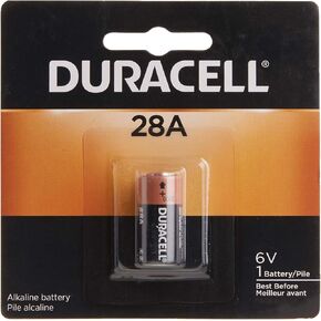 Duracell - 28A Alkaline Batteries - long lasting, 6 Volt specialty battery for household and business - 1 count