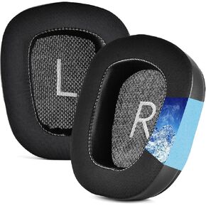 وسائد أذن من جل السيليكون - وسادة أذن بديلة متوافقة مع سماعة الألعاب Logitech G35 G930 G933 G933S G935 G633 G633S G635 G533 G430 G431 G432 G433 G435