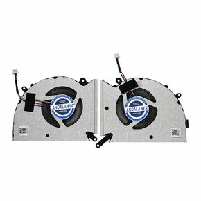 Replacement New Laptop CPU and GPU Cooling Fan for MSI Stealth GS77 MS-17P1 Series PABD1A010SHL N485 PABD1A010SHR N486 DC12V 0.6A Fan