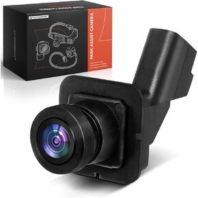 A-Premium Park Assist Camera Rear View Backup Reverse Camera Compatible with Select Ford Models - 2015 2016 2017 2018 Focus - Replace# F1EZ19G490A