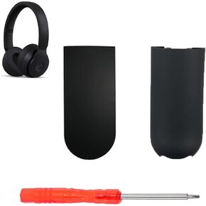 Solo Pro Side Covers as Same as The OEM Hinge Covers Inside and Outside Hinge Shells Accessories Repair Parts Replacement for with Beats by Dre Solo Pro/Model A1881 Headphones (Left, Light Blue)
