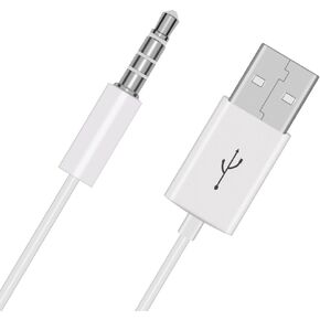 3.5mm Replacement USB Charger Cable Cord For Beats By Dre Studio Wireless headphones(White)
