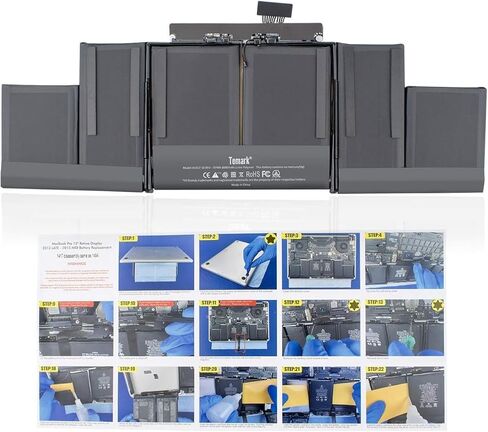 بطارية كمبيوتر محمول بديلة A1398 A1417 متوافقة مع MacBook Pro 15 بوصة Retina A1398 (تناسب فقط إصدار 2012 أوائل 2013) MC975 MC976 ME664 ME665 MD831 020-7469-A in Kuwait