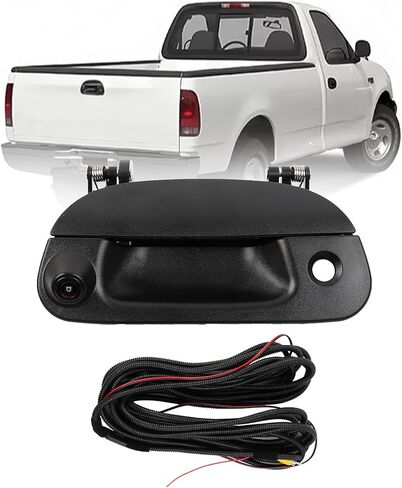 مقبض الباب الخلفي من داسبيكان مع كاميرا الرؤية الخلفية متوافق مع 1997-2003 Ford F150، 1999-2007 Ford F250 F350 F450 F550 2001-2005 Ford Explorer 2001-2003 Ford Lobo استبدال 7L3Z-9943400-AA in Saudi Arabia