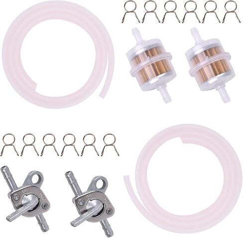 3/16" Fuel Line Kit for GY6 50cc 90cc 110cc 125cc 150cc 139QMB 157QMJ SSR110 SSR125 CRF50 XR50 for Trailmaster 150 XRS Go Kart for Apollo for Tao Tao Moped Pit Dirt Bike ATV Scooter Motorcycle Quad in Saudi Arabia
