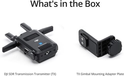 مستقبل نقل DJI SDR، 3 كم/10000 قدم 1080p/60 إطارًا في الثانية، نقل فيديو لاسلكي SDR، RX فقط، مستقر ومضاد للتداخل، اختراق قوي، معدل بت مرتفع، أجهزة استقبال غير محدودة in Kuwait