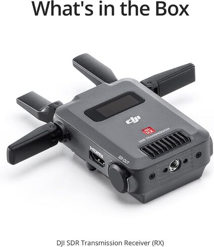 مستقبل نقل DJI SDR، 3 كم/10000 قدم 1080p/60 إطارًا في الثانية، نقل فيديو لاسلكي SDR، RX فقط، مستقر ومضاد للتداخل، اختراق قوي، معدل بت مرتفع، أجهزة استقبال غير محدودة in Kuwait