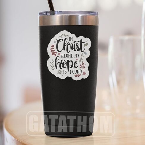 (3 قطع) في ملصق Christ Alone My Hope is Found، ملصقات مسيحية، كتب ديكور ملصقات إيمانية، أجهزة الكمبيوتر المحمولة، الأكواب، زجاجات المياه، ملصق فينيل مقاوم للماء للمسيحي مقاس 3 بوصة × 2.6 بوصة in Kuwait