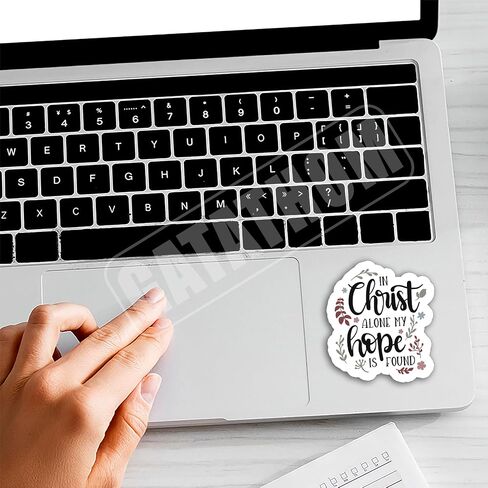 (3 قطع) في ملصق Christ Alone My Hope is Found، ملصقات مسيحية، كتب ديكور ملصقات إيمانية، أجهزة الكمبيوتر المحمولة، الأكواب، زجاجات المياه، ملصق فينيل مقاوم للماء للمسيحي مقاس 3 بوصة × 2.6 بوصة in Kuwait